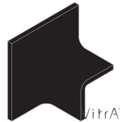 Vitra - Vitra 10x10 RAL 0001500 Siyah Alt Dış Köşe Parçası Parlak ADK1010 (1 adet fiyatı)