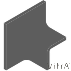 Vitra - Vitra 10x10 RAL 0005500 Koyu Gri Alt Dış Köşe Parçası Parlak ADK1010 (1 adet fiyatı)