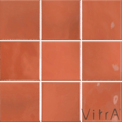 Vitra - Vitra 10x10 Retromix Terra Rossa Parlak (NF)