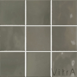 Vitra - Vitra 10x10 Retromix Yosun Gri Parlak (NF)