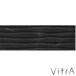 Vitra - Vitra 30x90 B&W Star XL Yeni Siyah Dekor Parlak Rektifiye (1,08 m2 fiyatı)